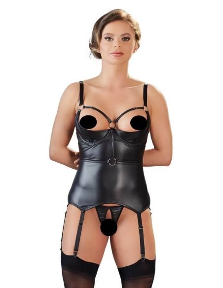 Podvazkový bondage top Basque