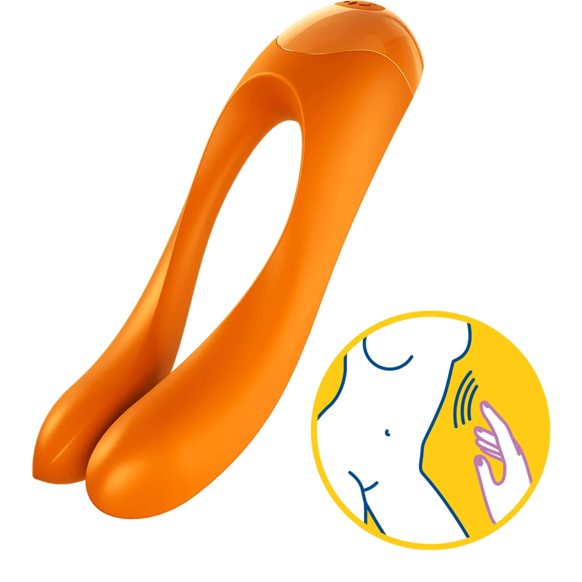 Vibrátor hravé prsty ideální i pro stimulaci klitorisu a bradavek