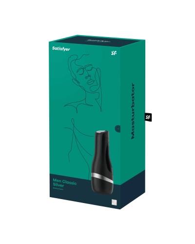Satisfyer Men Classic stříbrný masturbátor