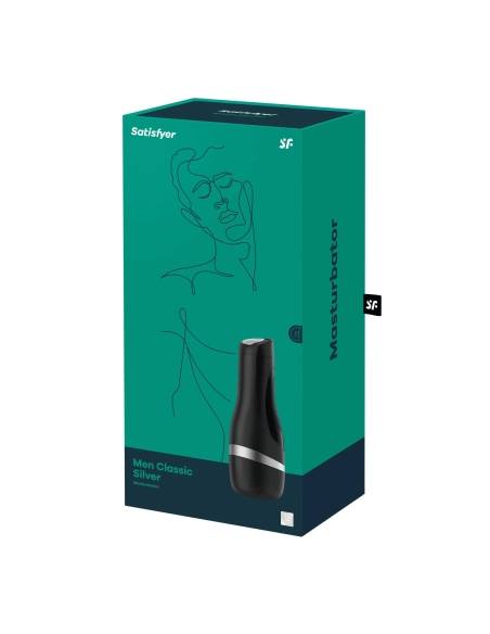Satisfyer Men Classic stříbrný masturbátor