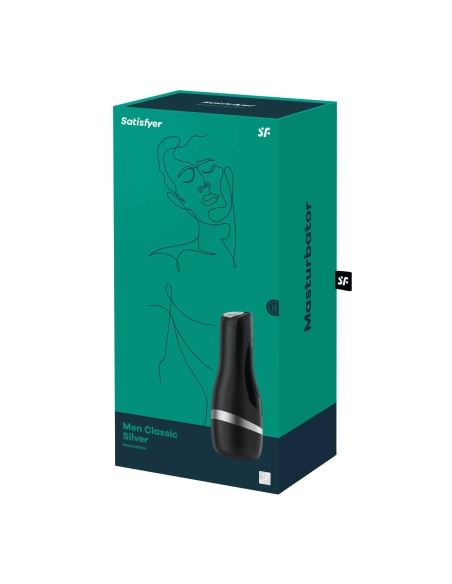 Satisfyer Men Classic stříbrný masturbátor