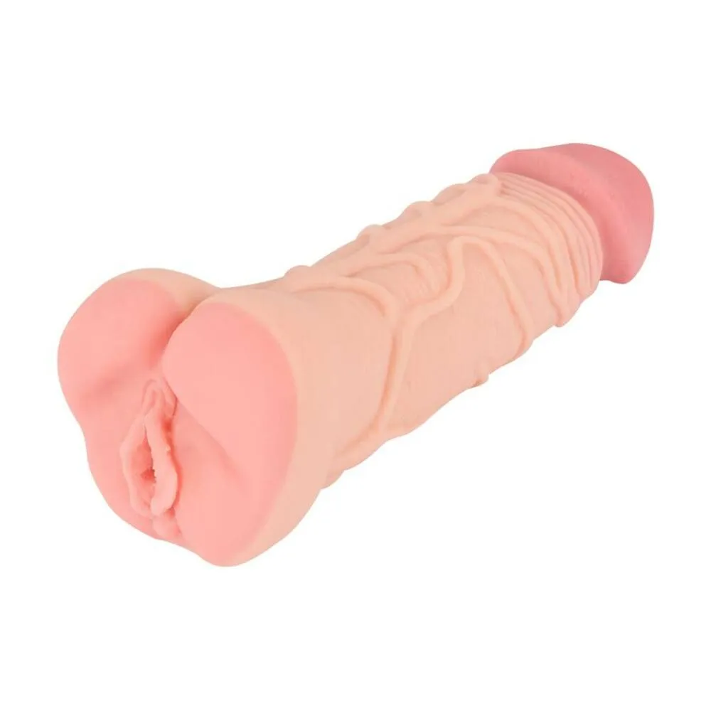 Levně Masturbátor lze použít také jako návlek na penis na prodloužení a ztluštění penisu.