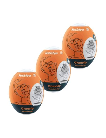 Sada masturbačních vajíček 3ks Satisfyer Egg Crunchy