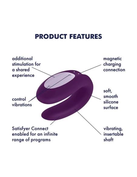 Satisfyer Partner Box 2 - nabíjecí, inteligentní párový vibrátor (2 dílný)