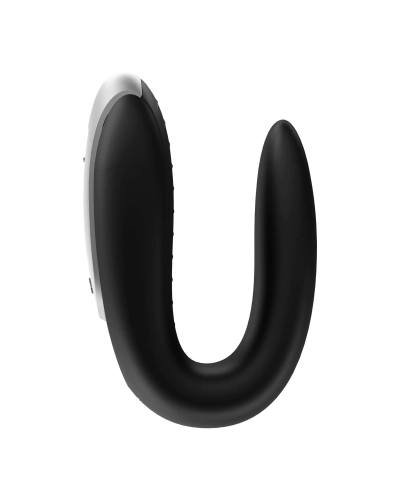 Satisfyer Double Fun - nabíjecí smart párový vibrátor s dálkovým ovladačem (černý)