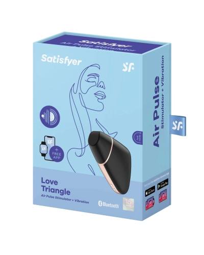 smart vibrátor a stimulátor na klitoris (černý)