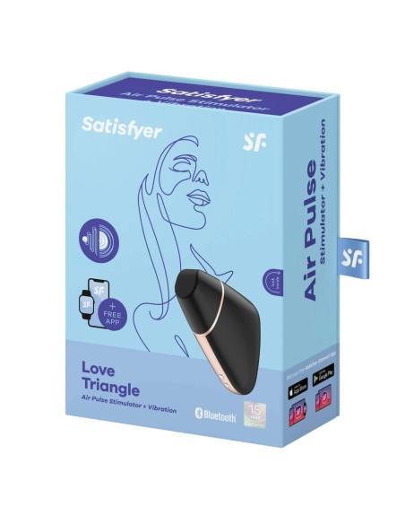 smart vibrátor a stimulátor na klitoris (černý)