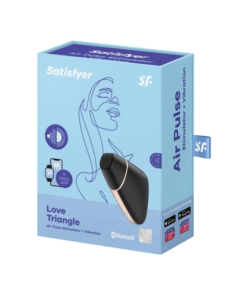 smart vibrátor a stimulátor na klitoris (černý)