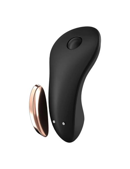 Satisfyer Little Secret - nabíjecí, vodotěsný smart vibrátor na klitoris (černý)