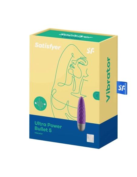 Satisfyer Ultra Power Bullet 5 - nabíjecí, vodotěsný vibrátor (fialový)