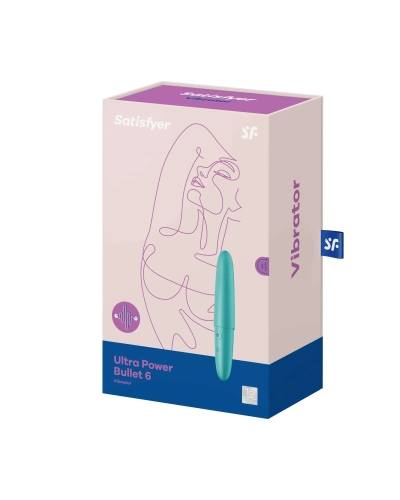 Satisfyer Ultra Power Bullet 6 - nabíjecí, vodotěsný vibrátor (tyrkysový)