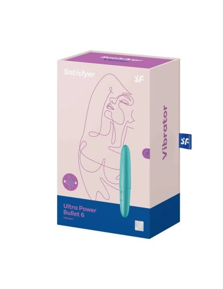 Satisfyer Ultra Power Bullet 6 - nabíjecí, vodotěsný vibrátor (tyrkysový)