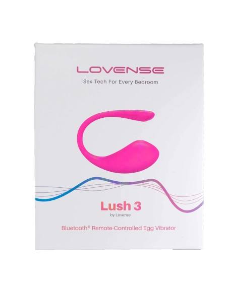 Lovense lush 3 - nabíjecí smart vibrační vajíčko (růžové)