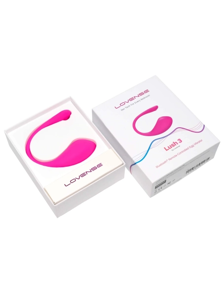 Lovense lush 3 - nabíjecí smart vibrační vajíčko (růžové)