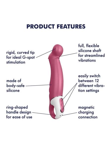 vodotěsný vibrátor Satisfyer Petting Hippo purpurový
