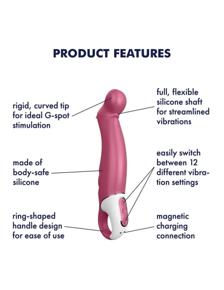 vodotěsný vibrátor Satisfyer Petting Hippo purpurový