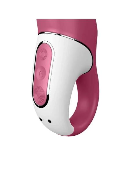 Satisfyer Petting Hippo - nabíjecí, vodotěsný vibrátor (purpurový)