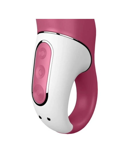 Satisfyer Petting Hippo - nabíjecí, vodotěsný vibrátor (purpurový)