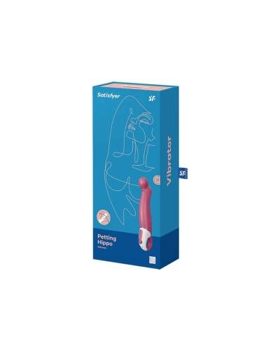 Satisfyer Petting Hippo - nabíjecí, vodotěsný vibrátor (purpurový)