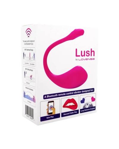 LOVENSE Lush 2 - nabíjecí smart vibrační vajíčko (růžové)
