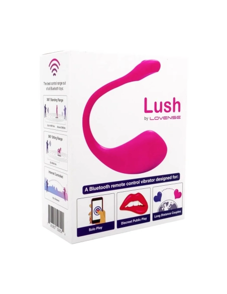 LOVENSE Lush 2 - nabíjecí smart vibrační vajíčko (růžové)