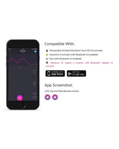 LOVENSE Lush 2 - nabíjecí smart vibrační vajíčko (růžové)