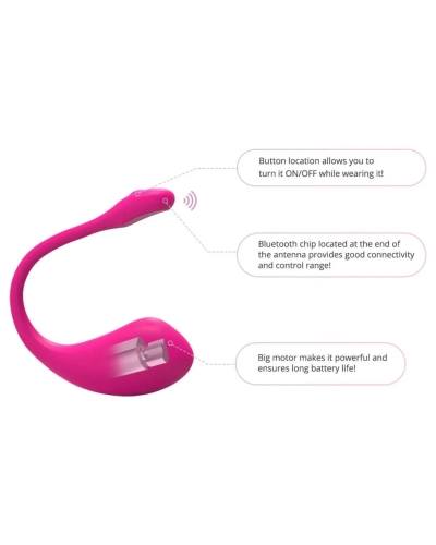 LOVENSE Lush 2 - nabíjecí smart vibrační vajíčko (růžové)