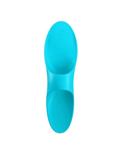 Satisfyer Teaser - nabíjecí, vodotěsný prstový vibrátor (tyrkysový)