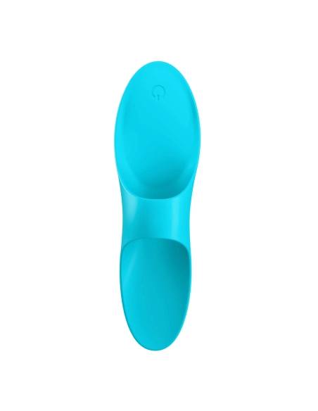 Satisfyer Teaser - nabíjecí, vodotěsný prstový vibrátor (tyrkysový)