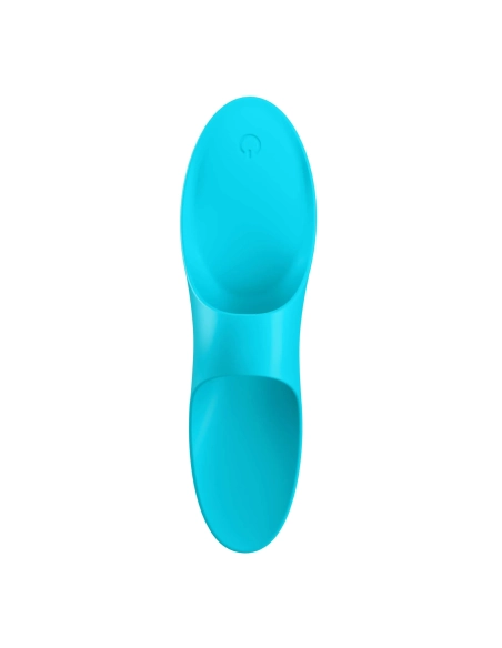 Satisfyer Teaser - nabíjecí, vodotěsný prstový vibrátor (tyrkysový)