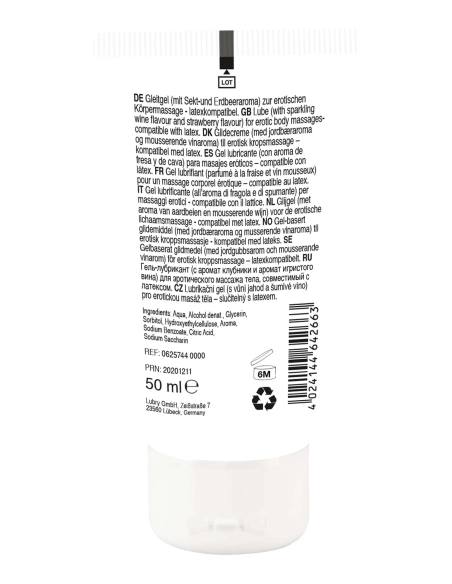 Lick it! - 2in1 jedlý lubrikant - šampaňské-jahoda (50ml)