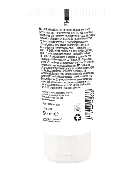 Lick it! - 2in1 jedlý lubrikant - šampaňské-jahoda (50ml)