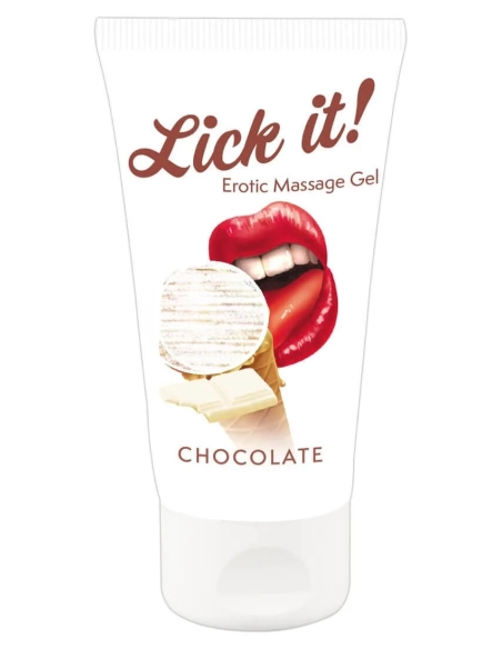 Jedlý lubrikantbílá čokoláda Lick it! 50ml