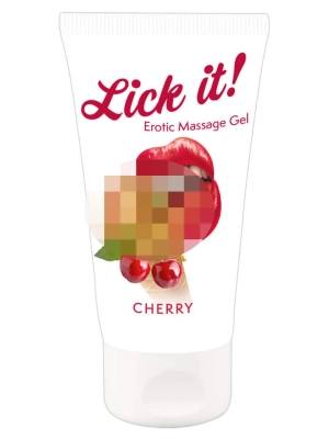 Jedlý lubrikant Lick it! třešňový 50ml