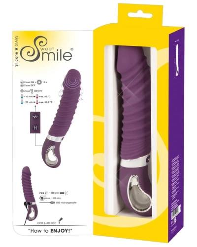 ohřívající vibrátor SMILE Soft fialový
