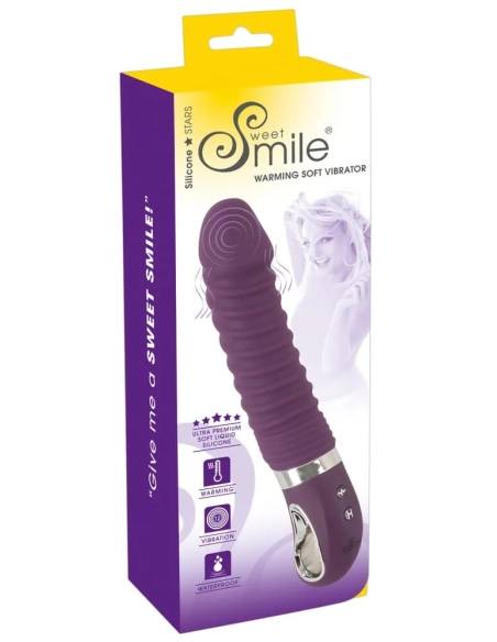 SMILE Soft - nabíjecí, ohřívající vibrátor (fialový)