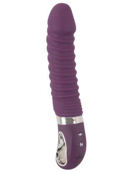 SMILE Soft - nabíjecí, ohřívající vibrátor (fialový)