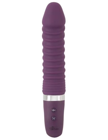 SMILE Soft - nabíjecí, ohřívající vibrátor (fialový)