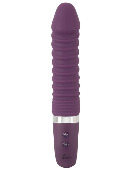 SMILE Soft - nabíjecí, ohřívající vibrátor (fialový)