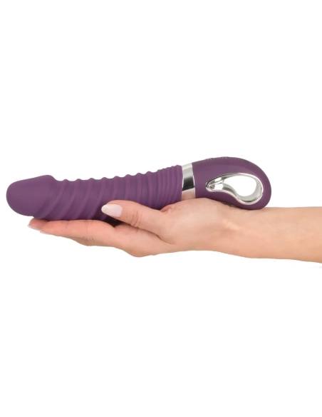 SMILE Soft - nabíjecí, ohřívající vibrátor (fialový)