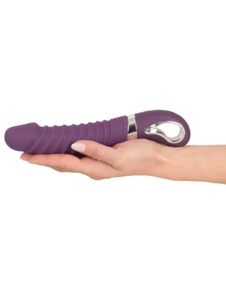 SMILE Soft - nabíjecí, ohřívající vibrátor (fialový)