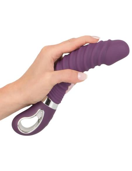 SMILE Soft - nabíjecí, ohřívající vibrátor (fialový)