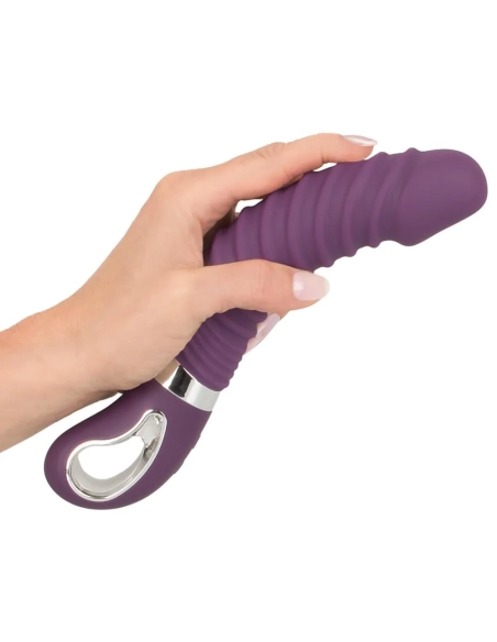 SMILE Soft - nabíjecí, ohřívající vibrátor (fialový)