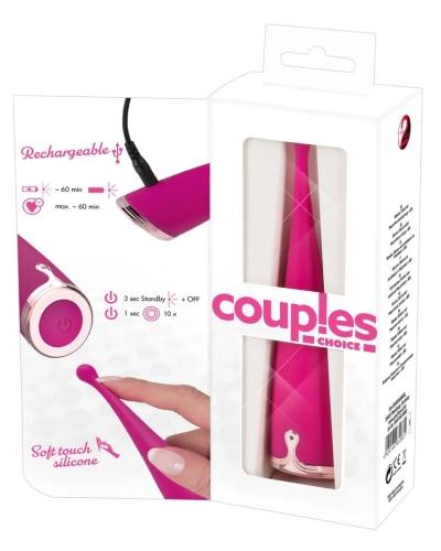Couples Choice Spot Vibrator - nabíjecí vibrátor na klitoris (růžový)