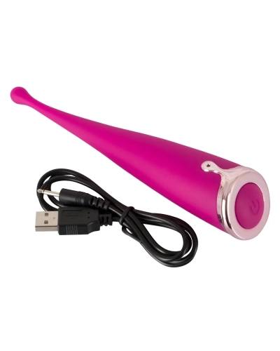 Couples Choice Spot Vibrator - nabíjecí vibrátor na klitoris (růžový)