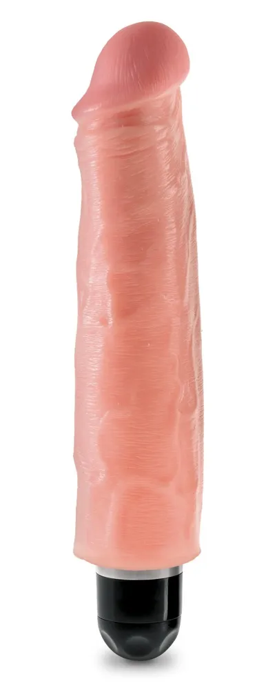 Vodotěsný, realistický vibrátor Pipedream King Cock 18cm