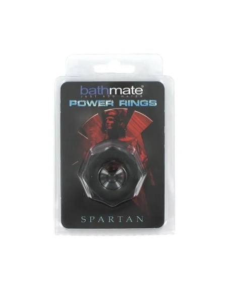 BathMate – Spartan silikonový erekční kroužek (černý)
