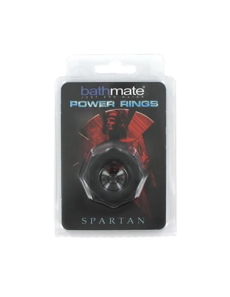 BathMate – Spartan silikonový erekční kroužek (černý)