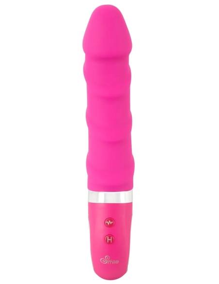 SMILE Soft - nabíjecí, ohřívající vibrátor (růžový)