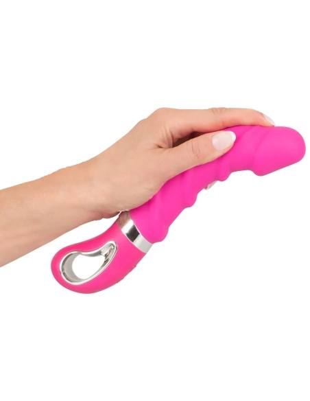 SMILE Soft - nabíjecí, ohřívající vibrátor (růžový)
